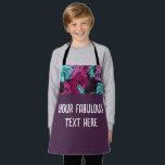 Personalized photo and text tiki apron<br><div class="desc">Create your own Personalized photo and text tiki Apron! Any color,  any font,  no minimum.</div>