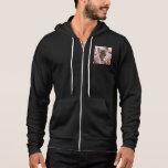 Personalized Photo and Text Zip    Hoodie<br><div class="desc">Personalized Photo and Text Zip Hoodie</div>