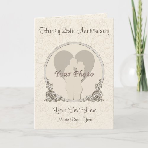 Personalized PHOTO Anniversary Cards for ANY YEAR
