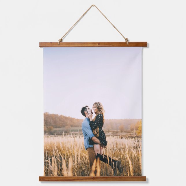 Personalized Photo Art Print Hanging Tapestry (Front)