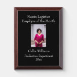 Personalized Photo  Award Plaque at Zazzle