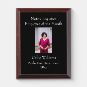 Personalized Photo Award Plaque