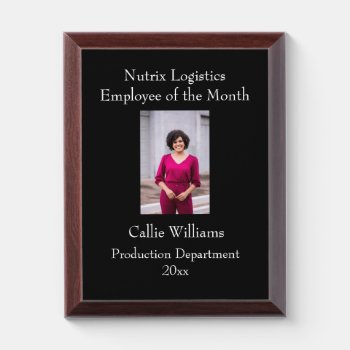 Personalized Photo  Award Plaque by iHave2Say at Zazzle