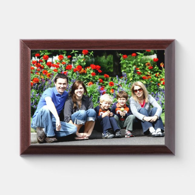 Personalized Photo Award Plaque (Horizontal)