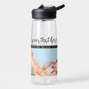 Personalized Photo Baby Love & Name Memories Water Bottle