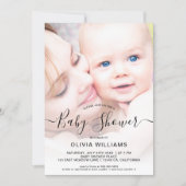Personalized Photo Baby Shower Invitation (Front)