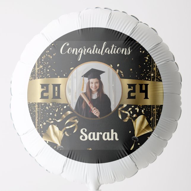 Personalized Photo Balloon for Graduation  (Front)
