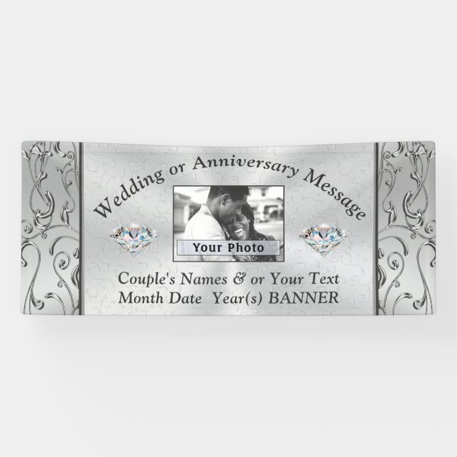 Personalized Photo Banners for Any Occasion (Horizontal)