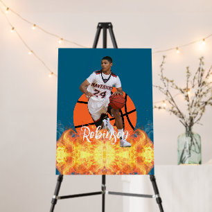 Personalized Photo Basketball Player Foam Board