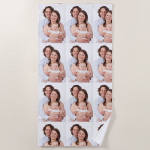 Personalized Photo Beach Towel