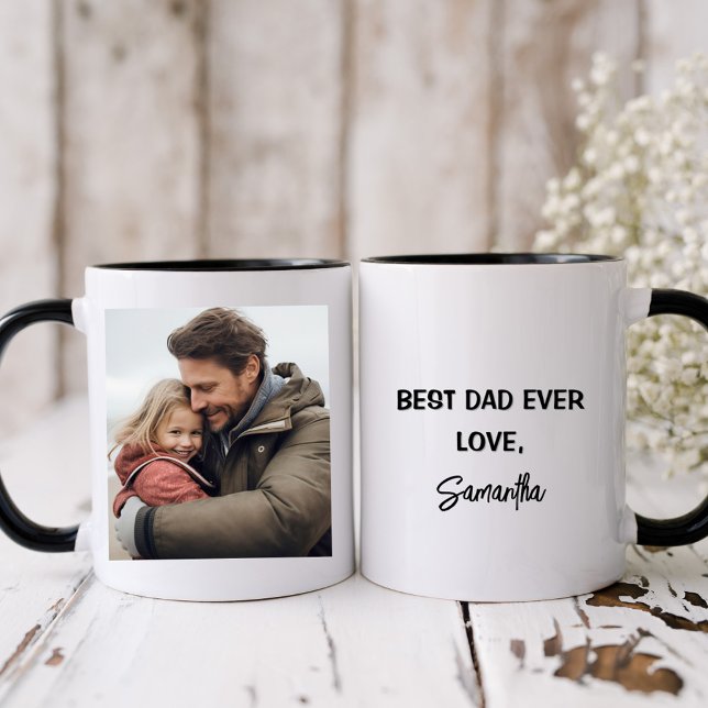 Personalized Photo Best Dad Ever Mug (Creator Uploaded)