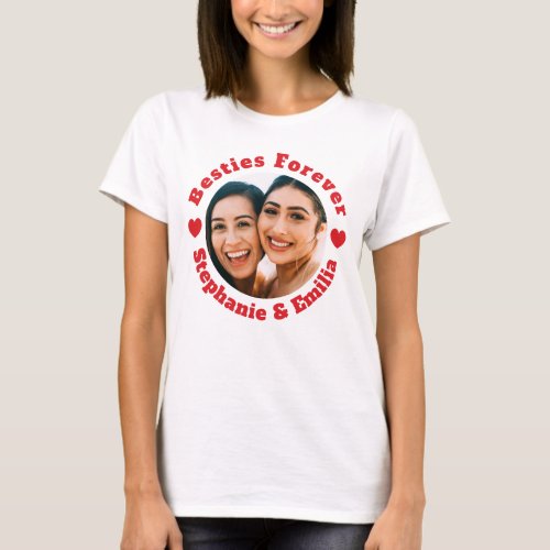 Personalized photo best friends T_shirt