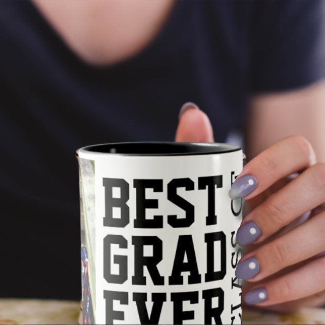 Personalized Photo Best Grad Ever Class of 2024 Mug (Creator Uploaded)
