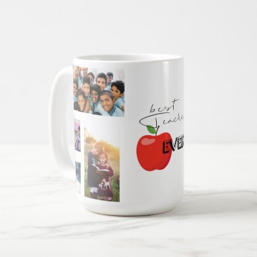 Personalized Photo Best Teacher Coffee Mug