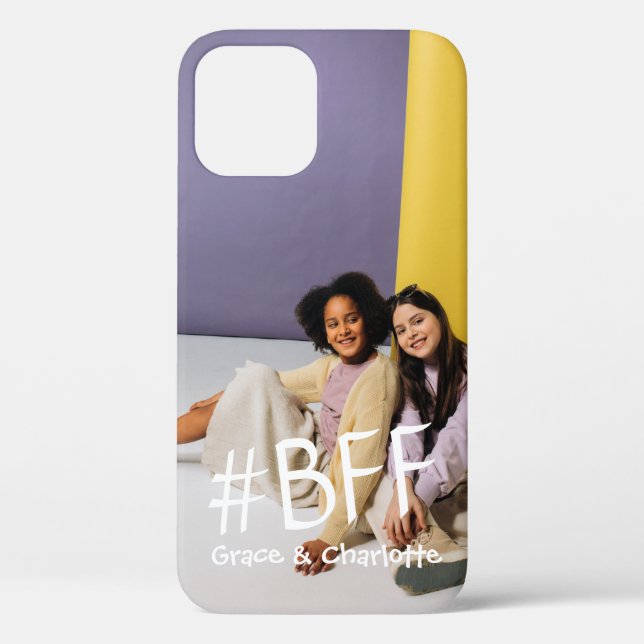 Personalized Photo Besties Best Friends #BFF Case-Mate iPhone Case (Back)