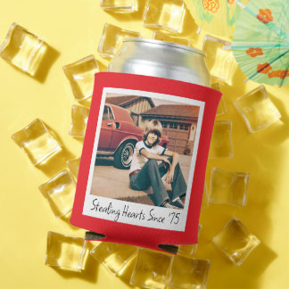 Personalized Photo Birthday Can Cooler