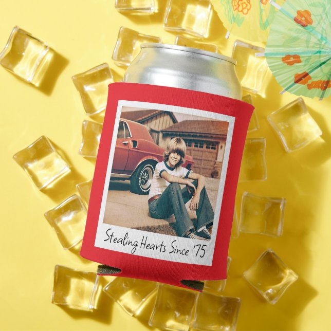 Personalized Photo Birthday Can Cooler (In Situ Summer)