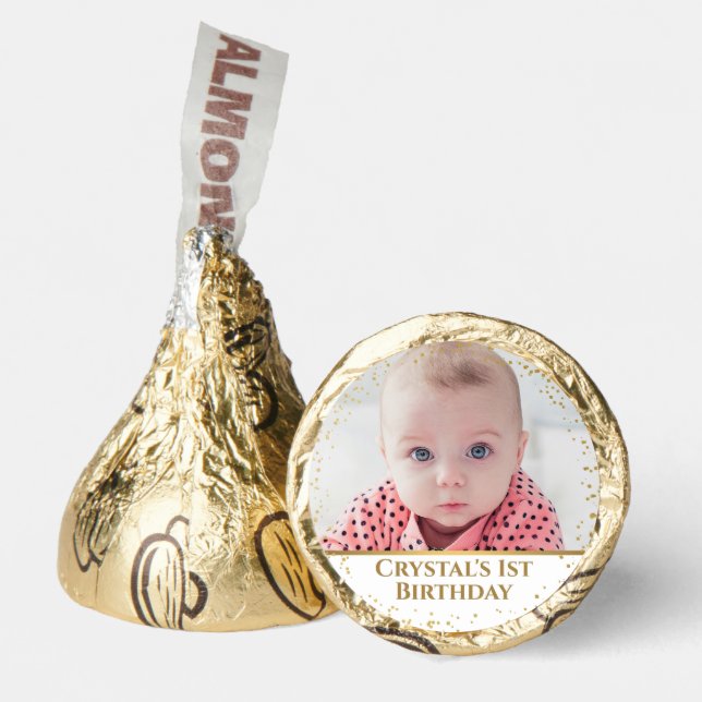 Personalized Photo Birthday Hershey's Candy Favors (Front)
