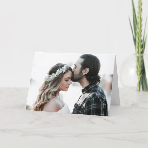 Personalized Photo Blank Greeting Card