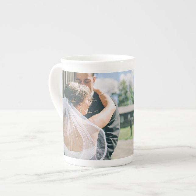Personalized Photo Bone China Mug (Front Left)