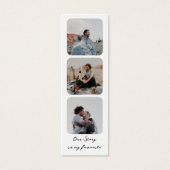 Personalized Photo Booth Bookmark (Front)