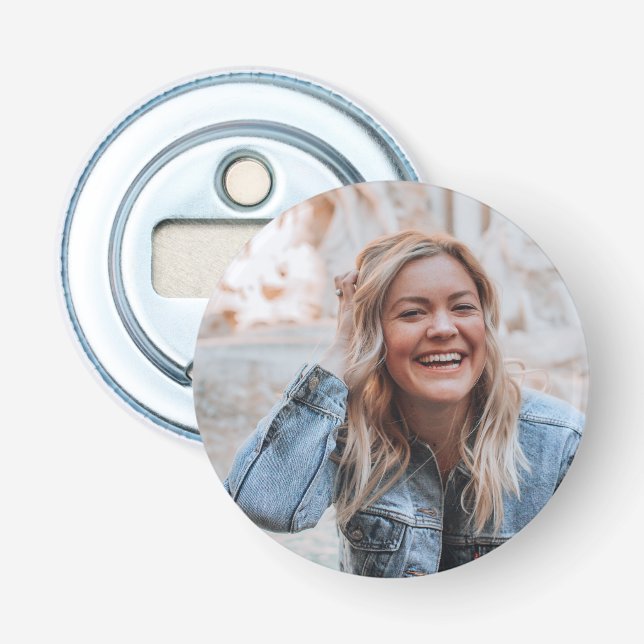 Personalized Photo Bottle Opener (Front)