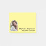 Personalized Photo Business Arched Frame Yellow Post-it Notes