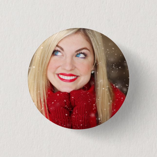 Personalized Photo Button (Front)
