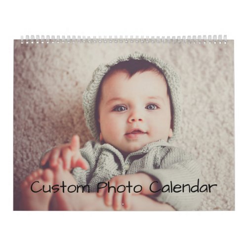 Personalized Photo Calendar - Create your own personalized calendars with your custom images. Add your favorite photo, design or artwork to create something really unique and special. To edit this design template, click 'Change' and upload your own images as shown above.

Treat yourself or make the perfect gift for family, friends, parents and grandparents!