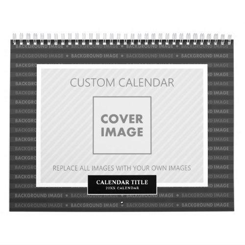 Personalized Photo Calendar 2024 Custom Background