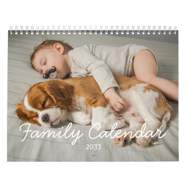 Personalized Photo Calendar Custom Calendar Gift (Cover)
