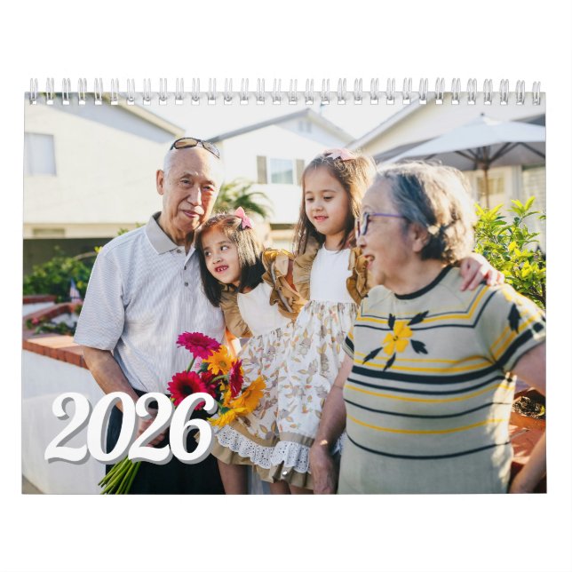 Personalized Photo Calendar Gift for Mom (Cover)