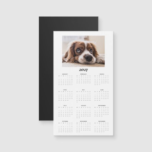 Personalized Photo Calendar Magnet 2027