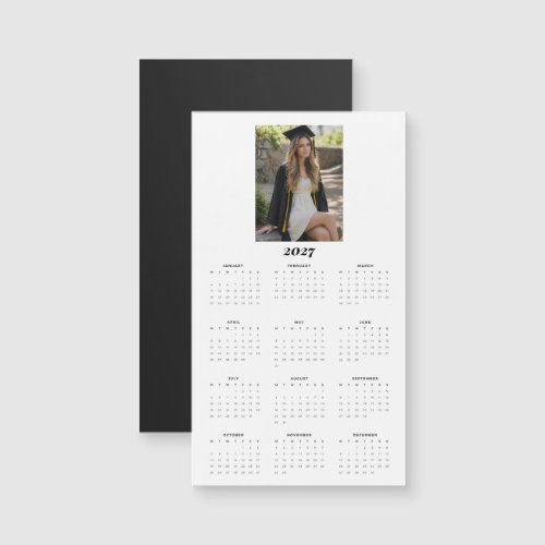 Personalized Photo Calendar Magnet 2027