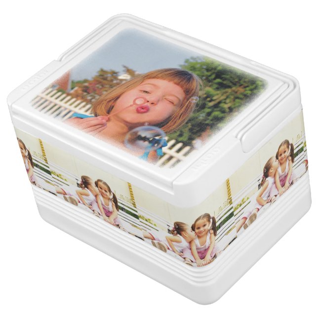 Personalized photo can cooler. Make your own! Cooler (Angled)