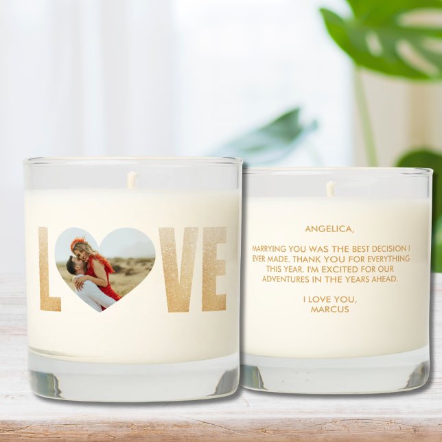 Personalized Photo Candle Gift to Wife Modern Love (Personalized Photo Candle Gift to Wife Modern Love
)