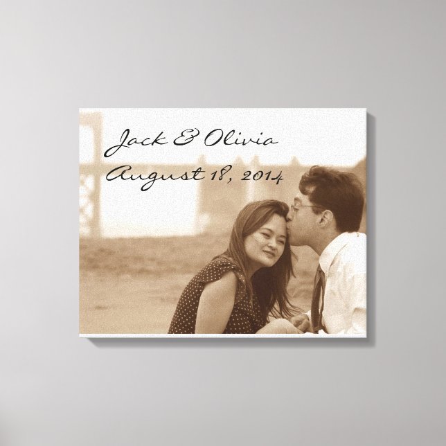 Personalized Photo Canvas (Front)