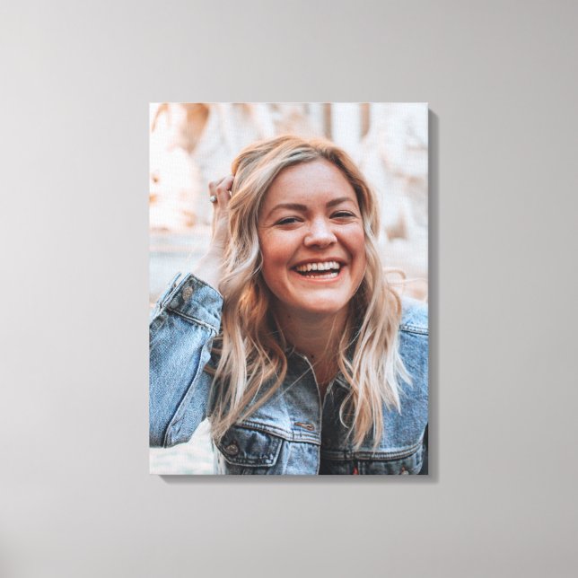 Personalized Photo Canvas Print (Front)