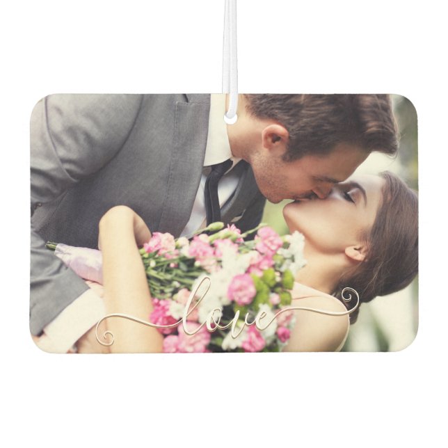 Personalized Photo Car Air Freshener (Front)