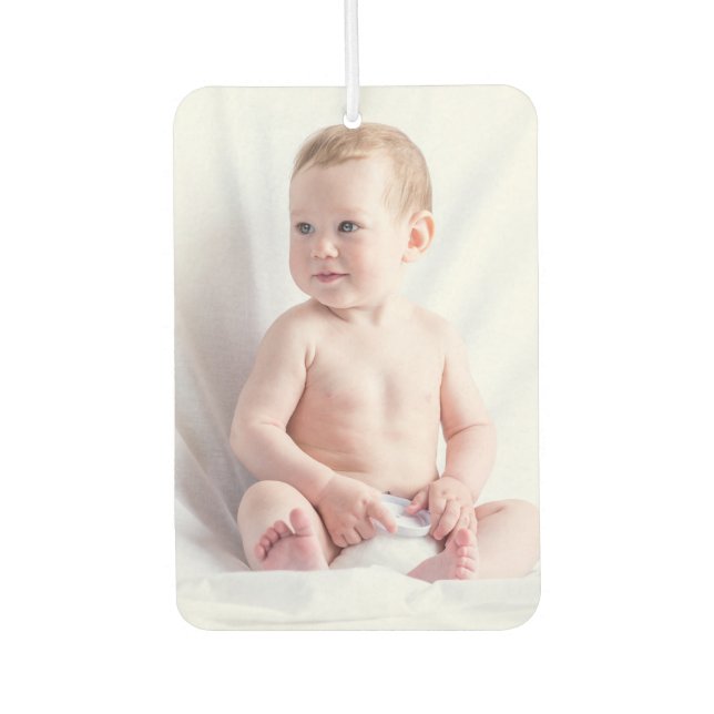 Personalized Photo Car Air Freshener (Front)