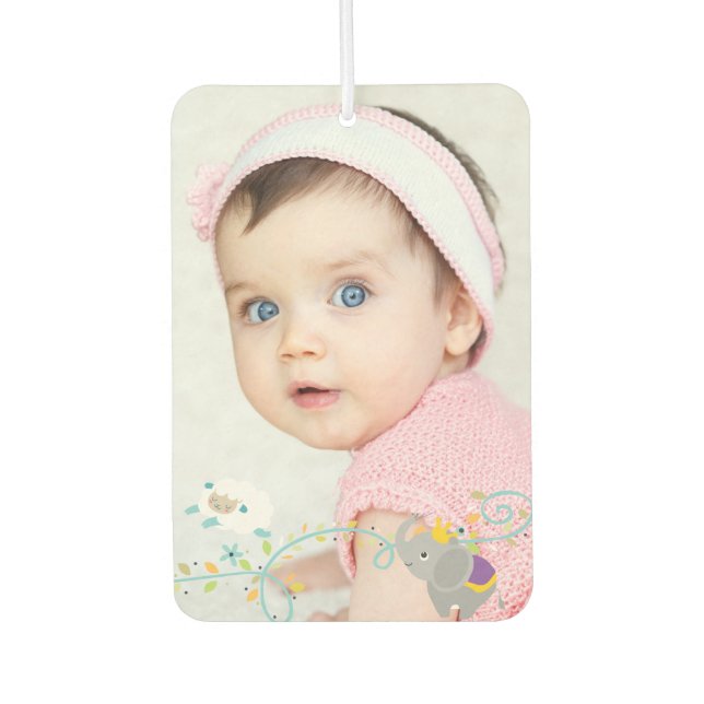 Personalized Photo Car Air Freshener (Front)