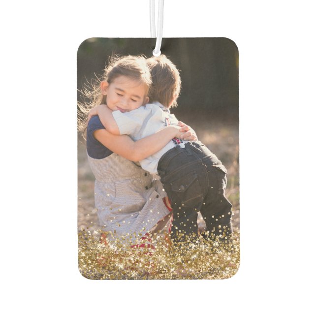 Personalized Photo Car Air Freshener (Back)