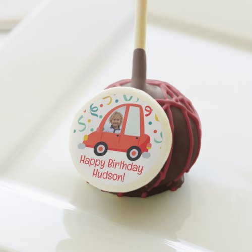 Personalized Photo Car Cake Pops