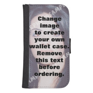 Personalized photo case. Make your own Galaxy S4 Wallet Case