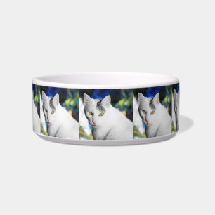 Personalized Photo Cat Food Bowl