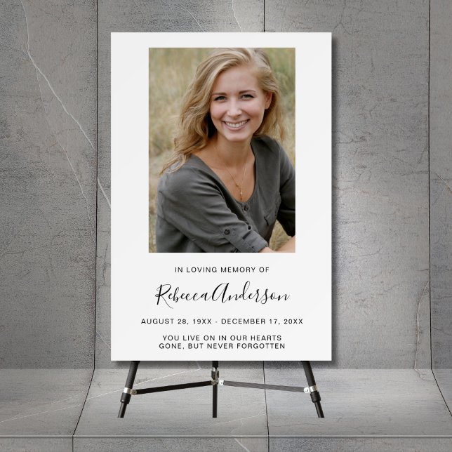 Personalized Photo Celebration of Life Funeral Foam Board (Creator Uploaded)