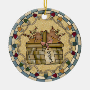 Personalized Photo Ceramic Christmas Ornament