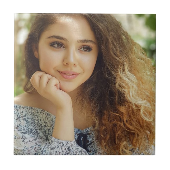 Personalized Photo Ceramic Tile (Front)