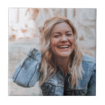Personalized Photo Ceramic Tile<br><div class="desc">Personalized photo ceramic tile,  put your own custom personalized pictures. Easily upload your images and create your own. Sample photos used are for illustration purposes only.</div>