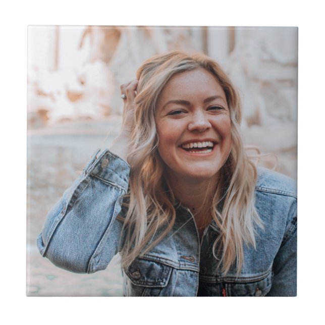 Personalized Photo Ceramic Tile (Front)